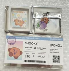 BT21 shooky 슈키 슈키 미니 캔버스 자석 매력