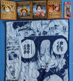[역] 애니메이션 ONE PIECE 도쿄 타워 스트랩 / 메모장 / 손수건)