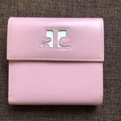 クレージュ折り財布　ピンクのサムネイル