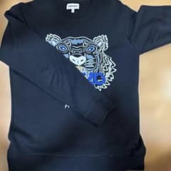 KENZO タイガー刺繍 クルーネック スウェット ブラック Sのサムネイル