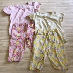 UNIQLO ユニクロ パジャマ 2セット ピンク イエローのサムネイル