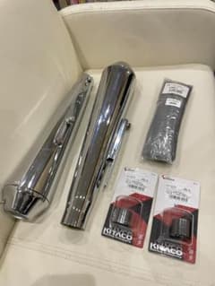 [ジャンク品]バイクマフラーおよび関連品のサムネイル