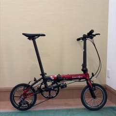 【ジャンク】　Dahon k3 ジャンク・ワンオーナー】DAHON K3 レッド/ブラック 専用輪行袋付き