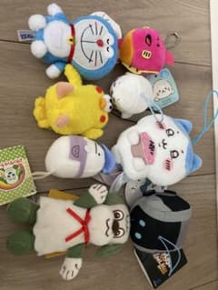 [이른 사람 승리] 인기 캐릭터 인형 8 점 세트 정리 판매 도라에몽 외