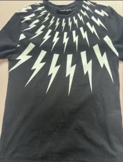 激レアNeil Barrett サンダーボルト Tシャツ ブラック S swag - メルカリ