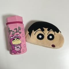 クレヨンしんちゃん チョコビピンクペンケース 筆箱 クレヨンしんちゃん顔型ポーチのサムネイル