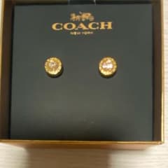 COACH(コーチ) オープンサークルストーンピアスのサムネイル