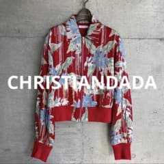CHRISTIANDADA アロハ花柄 サテンブルゾン - メルカリ