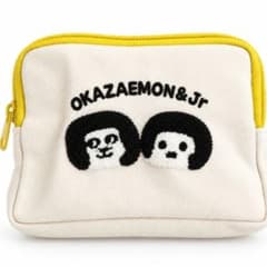 オカザえもん ポーチ 黄 オカザえもん&オカザえもんジュニア 未開封
