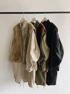 ★専用出品になります！メルシーカンパ　モッズコート　カーキのサムネイル