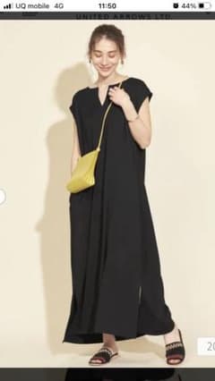 UNITED ARROWS マキシワンピース 専用ですブラックのサムネイル