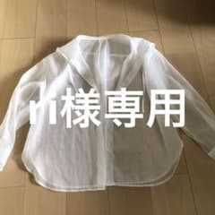 フード付きホワイトシャツ サイズFお値下げのサムネイル