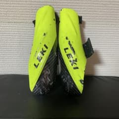 LEKI スキー用 アームガード イエロー/ブラック カーボン Lサイズ