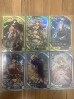 最終価格 英傑大戦 甲斐姫 小侍従 宇佐美定満等6枚セットのサムネイル