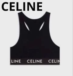 CELINE Logo Tank Top, Sporty, Size XS