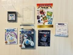 【チラシ完備・刻印00】ポケットモンスター銀 ゲームボーイ箱説付【起動確認済】のサムネイル