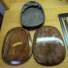 中国硯 端渓硯 麻子坑（雲龍彫刻）のサムネイル