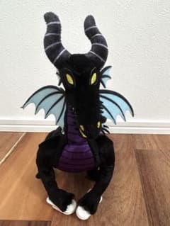 マレフィセントドラゴン くっつきぬいぐるみ　ディズニー　ハロウィン　美品のサムネイル