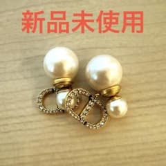 CDスタッズピアス ゴールドのサムネイル