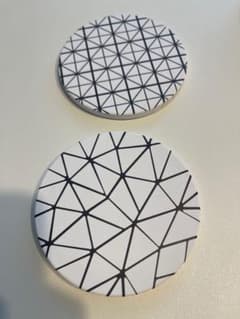 【新品・未使用】SUEH designセラミックコースター 2枚セットのサムネイル