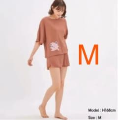 ポケモンコラボ　GU ラウンジセット　ショートパンツ　ピンク　プリン　Mサイズのサムネイル