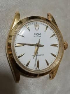 TUDOR OYSTER 手巻き時計 ゴールドカラー ジャンクのサムネイル