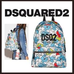 ○専用☆新品 未使用 DSQUARED2 スマーフコラボ 総柄バックパック