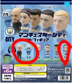 マンチェスターシティ スタンドフィギュア3個セットのサムネイル
