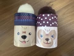 香港ディズニー　ダッフィー　シェリーメイ 缶のみ　2つセットのサムネイル