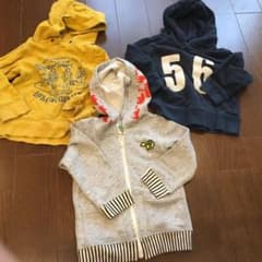 パーカー3枚セット 90-95cmのサムネイル