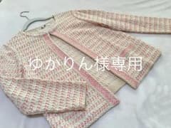 大きいサイズ ローズティアラ リボン編み込みジャケット 42のサムネイル