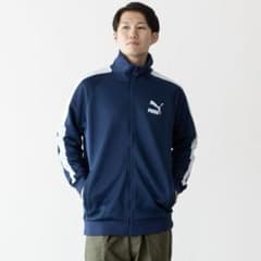 極美品 PUMA T7 トラックジャケット US XL 青 ジャージ メンズ刺繍 極美品 PUMA T7 トラックジャケット US XL 青 ジャージ メンズ刺繍