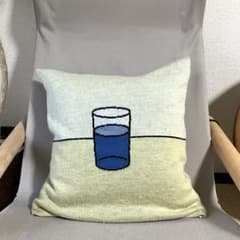 unpis × sato】クッションカバー a glass tukifune - メルカリ