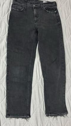 upper hights デニムパンツ ブラック ダメージ加工のサムネイル