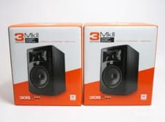 ほぼ未使用 JBL 305P MKII パワードスタジオモニター 動作確認のみ