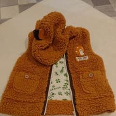 フードつきベスト 110cmのサムネイル
