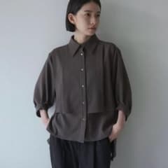 foufou シャツ　ブラウス　グレーのサムネイル
