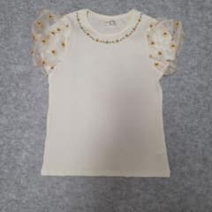 Loulou Ami 花柄シースルー袖 カットソーのサムネイル
