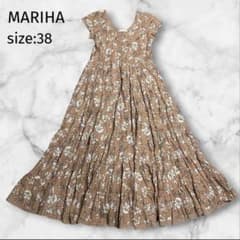 MARIHA 草原の虹のドレス IENA別注 花柄 ロングワンピース 38 M MARIHA 草原の虹のドレス IENA別注 花柄 ロングワンピース 38 M - メルカリ