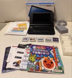 NINTENDO 3DS LL 本体 青　ソフト5本付きのサムネイル