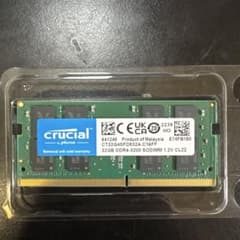 crucial 32GB DDR4-3200 SODIMMのサムネイル