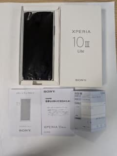 未使用 】SONY Xperia 10 III Lite ホワイト 本体 - メルカリ
