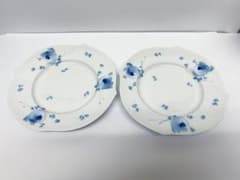 マイセン 青い花 プレート 皿 2枚セット - メルカリ