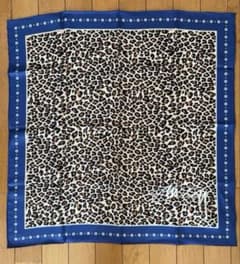 Stussy ステューシー パターンシルクバンダナ レオパード柄 スカーフ