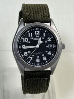 完動品 SEIKO ミリタリー SBCA001 7N42-8260 黒文字盤 完動品 SEIKO ミリタリー SBCA001 7N42-8260 黒文字盤 - メルカリ