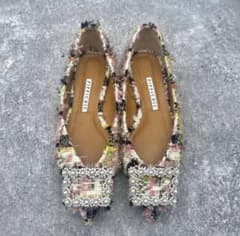 PIPPICHIC ANNA V JEWERLY フラットシューズ　38 ピンクのサムネイル