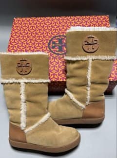 Tory Burch ベージュファー付きムートンブーツのサムネイル