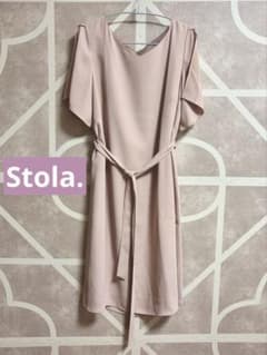 Stola. フォーマル ひざ丈ワンピース ピンクベージュのサムネイル