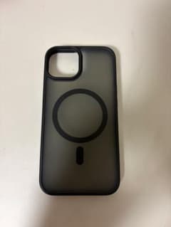 iPhone14用ソフトケース 透明ブラックのサムネイル