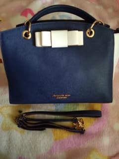 Samantha Vega 2way ハンドバッグ ネイビーのサムネイル